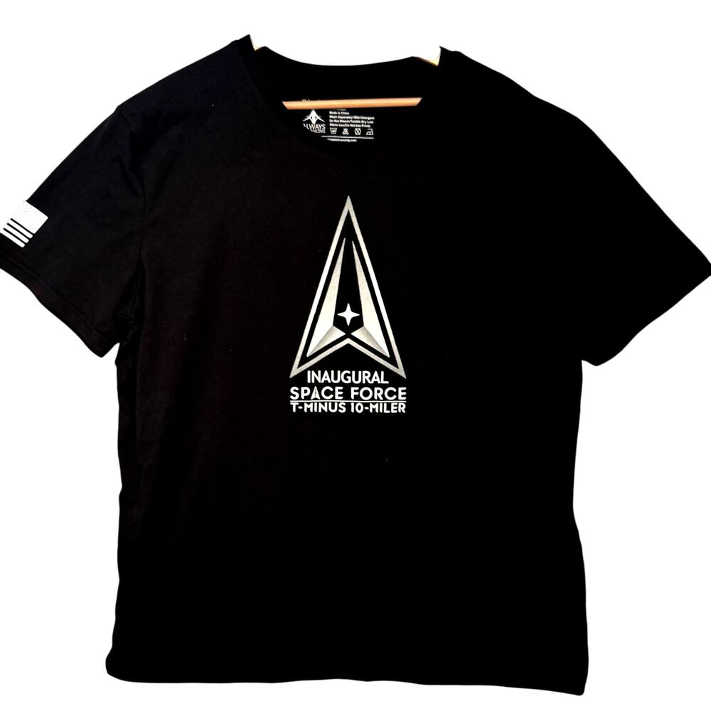 Inaugural Space Force T-Minus 10-Miler Race Mens XL T Shirt Cape Canaveral 22